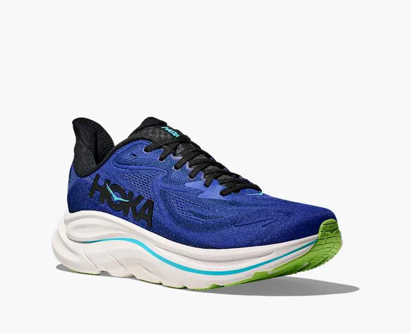 Hoka Men's Clifton 10 Running Shoes in Night Sky / Midnight Blue-3