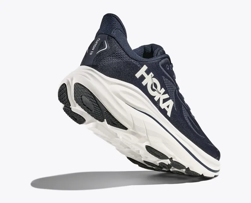 Hoka Men's Clifton 10 Running Shoes in Navy / White-5