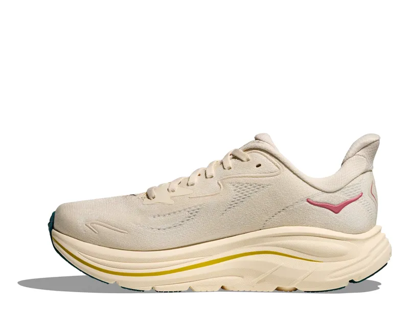 Hoka Women's Clifton 10 Neutral Running Shoes in Birch / Alabaster-2
