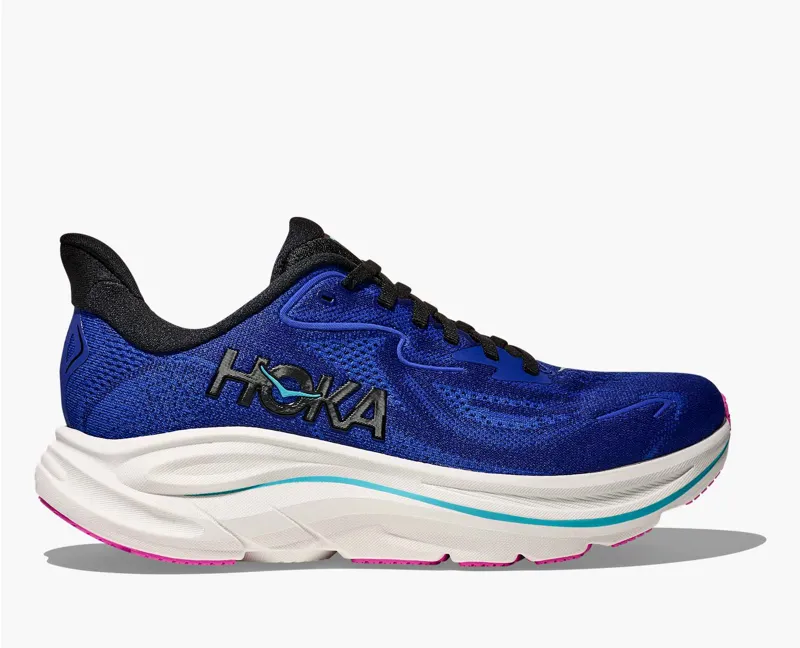 Hoka Women's Clifton 10 Running Shoes in Night Sky / Ultramarine