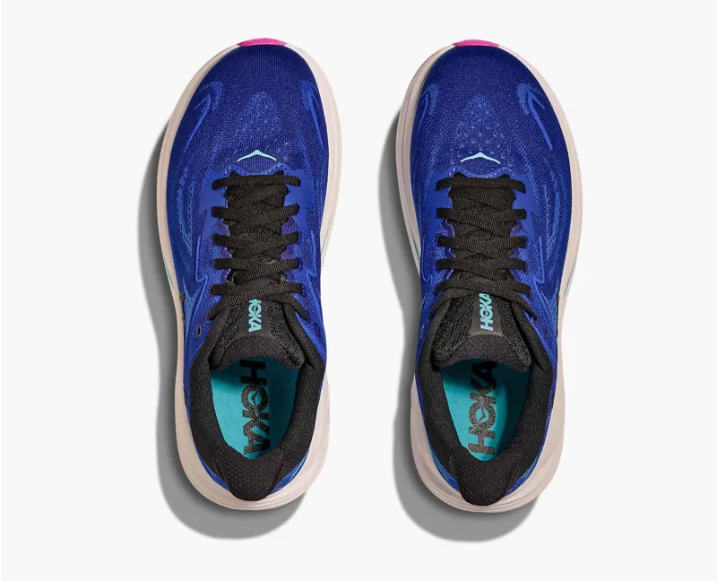 Hoka Women's Clifton 10 Running Shoes in Night Sky / Ultramarine-7
