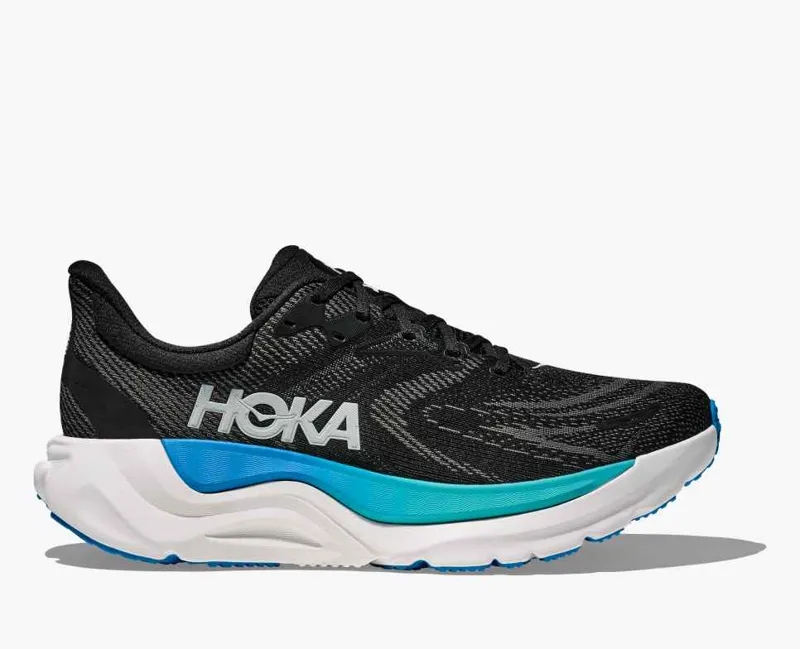 Hoka Men's Arahi 8 Running shoes in Black Skyward Blue