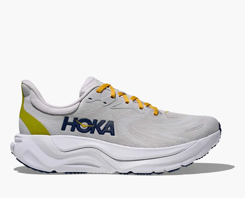 Hoka Men's Arahi 8 Road Running Shoes in Stardust / Cosmic Grey 