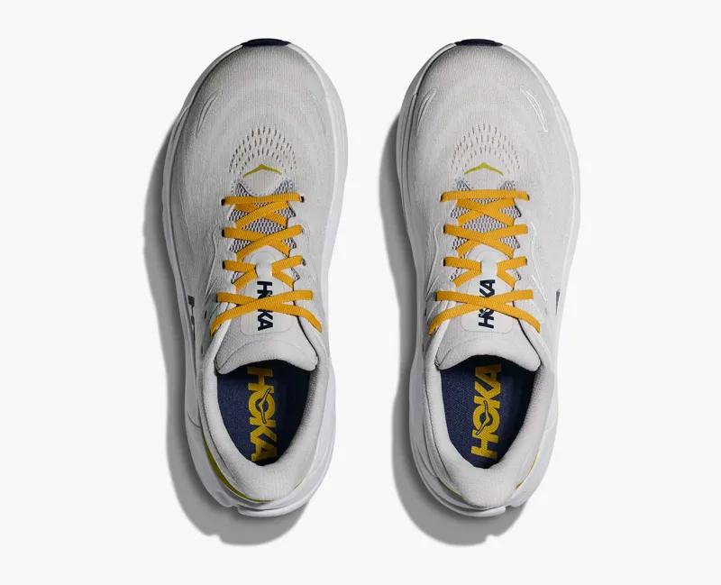 Hoka Men's Arahi 8 Road Running Shoes in Stardust / Cosmic Grey -8