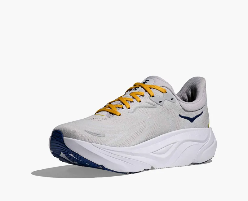 Hoka Men's Arahi 8 Road Running Shoes in Stardust / Cosmic Grey -7