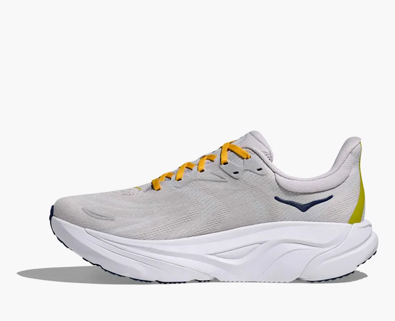Hoka Men's Arahi 8 Road Running Shoes in Stardust / Cosmic Grey -1