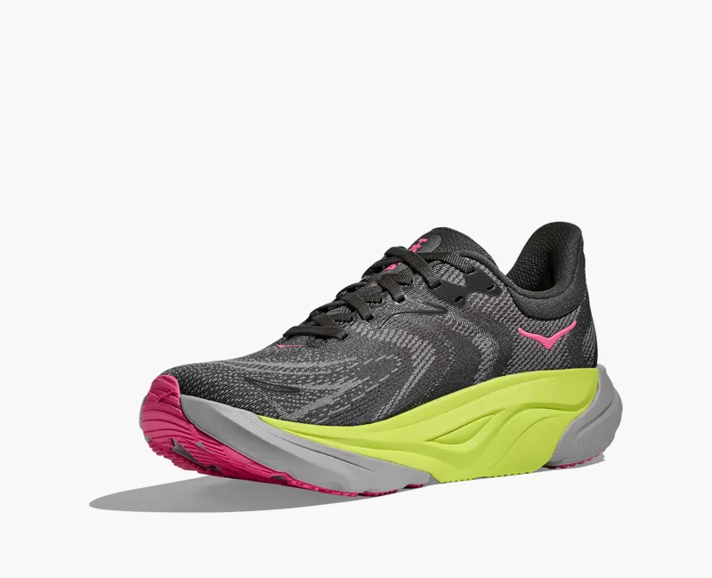 Hoka Women's Arahi 8 Running Shoes in Charcoal Grey Skies-5