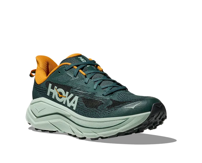 Hoka Men's Challenger 8 Hybrid Trail Shoes in Bay Leaf/Sage  -1