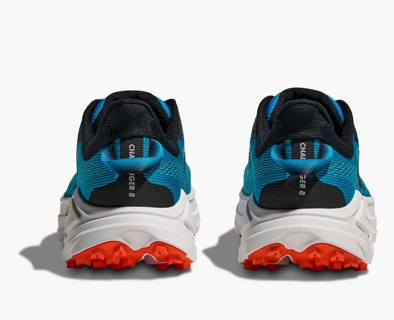 Hoka Men's Challenger 8 Hybrid Trail Shoes in Skyward Blue / White-4