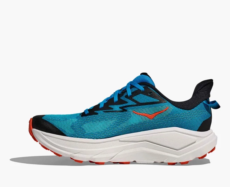 Hoka Men's Challenger 8 Hybrid Trail Shoes in Skyward Blue / White-1