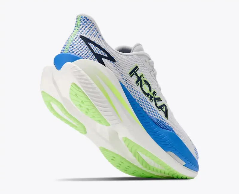 Hoka Men's Mach X3 Running Shoes in Cosmic Grey Virtual Blue -5
