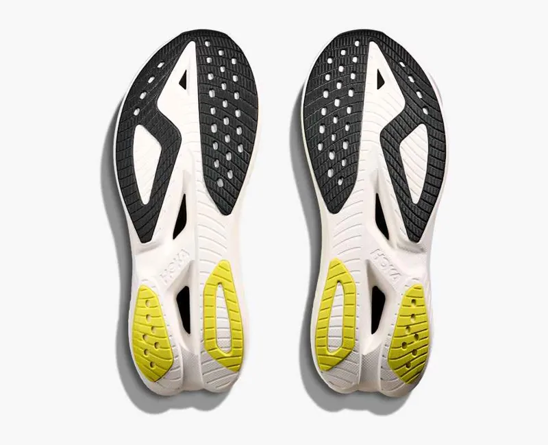 Hoka Men's Mach X 3 Running Shoes in Neon Hoka Citrus / Neon Lime-2