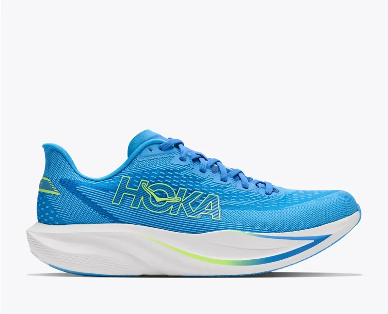 Hoka Men's Mach 7 Neutral Running Shoes in Virtual Blue Soft Cobalt