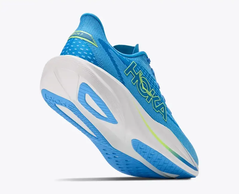 Hoka Men's Mach 7 Neutral Running Shoes in Virtual Blue Soft Cobalt-3