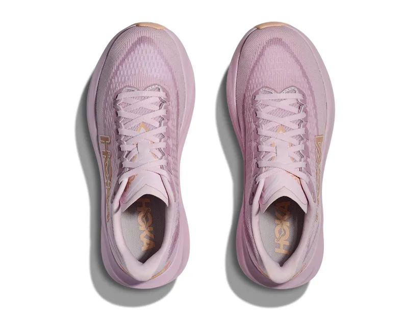Hoka Women's Mach 7 Running Shoes Lilac Cream / Tangerine Glow-6