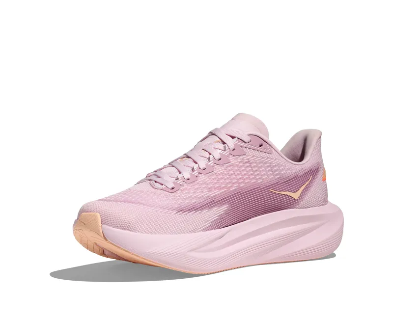 Hoka Women's Mach 7 Running Shoes Lilac Cream / Tangerine Glow-5