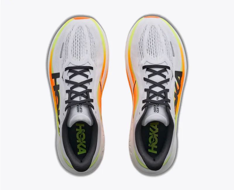 Hoka Men's Clifton Pro Neutral Running Shoe in Cosmic Grey Black-7