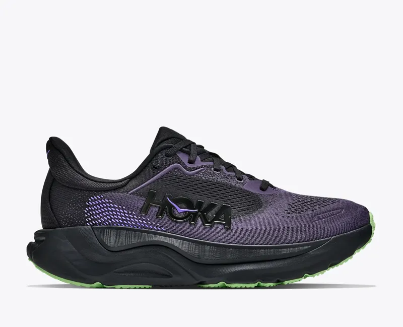 Hoka Men's Arahi 9 Running Shoes in Black/Squid Ink-7