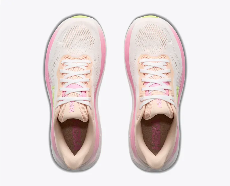 Hoka Women's Clifton 11 Running Shoes in Tangerine Glow/White-7