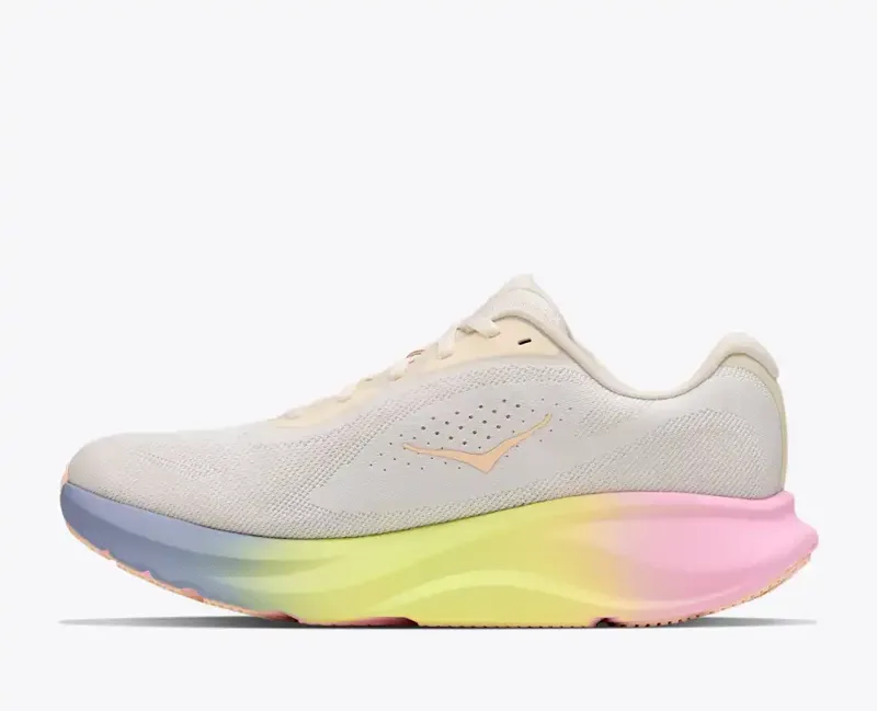 Hoka Womens's Rincon 5 Running Shoes in Alabaster Tangerine Glow -1