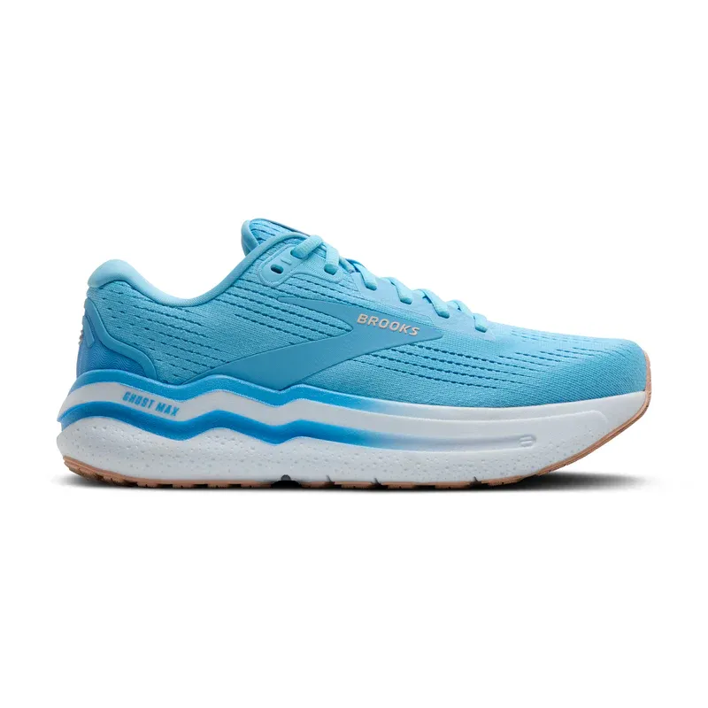 Brooks Women's Ghost Max 2 Running Shoes Baltic Sea/Bonnie Blue/ Peach