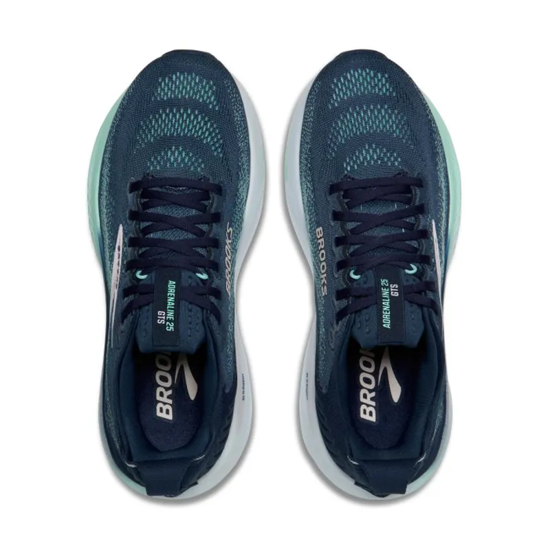 Brooks Women's Adrenaline GTS 25 Running Shoes in Spellbound/Yucca/Pink-1