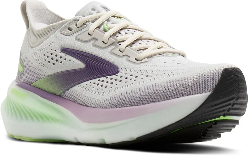 Brooks Women's Glycerin 23 Running Shoes in Antarctica/Grape/Green -4