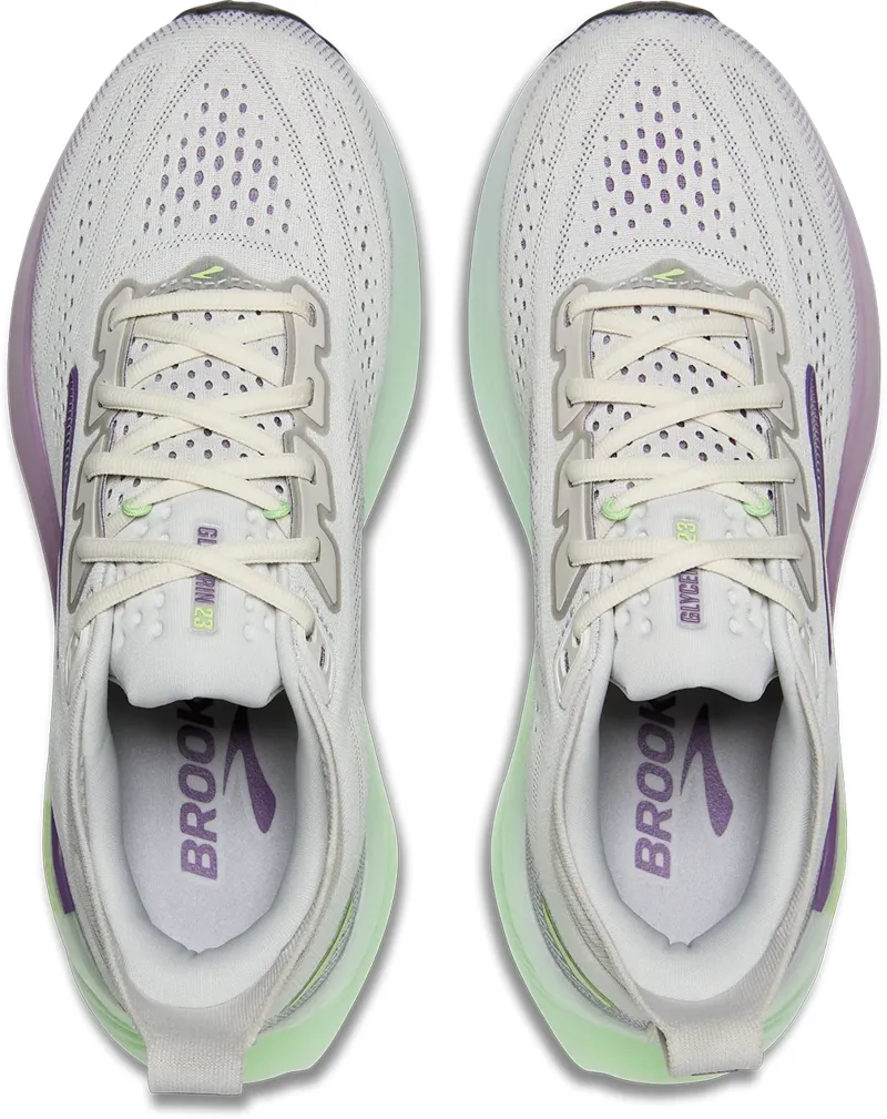 Brooks Women's Glycerin 23 Running Shoes in Antarctica/Grape/Green -3