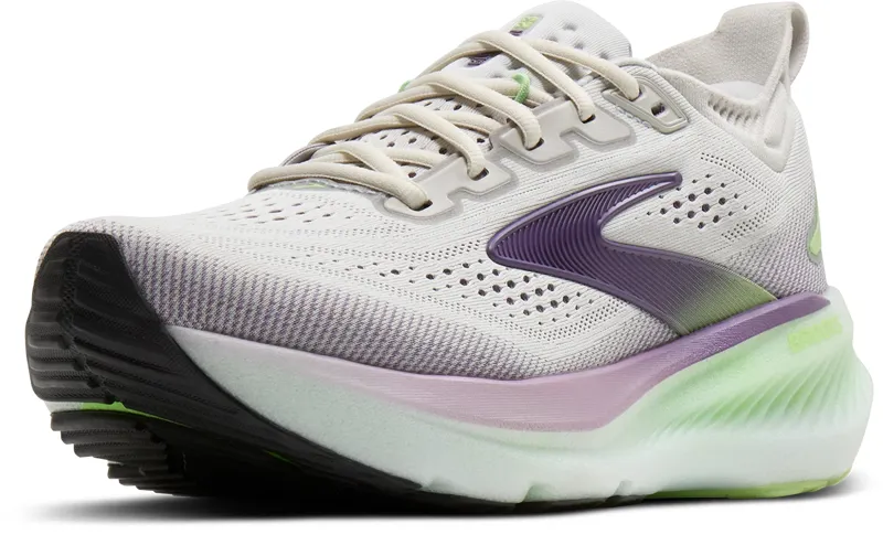 Brooks Women's Glycerin 23 Running Shoes in Antarctica/Grape/Green -2