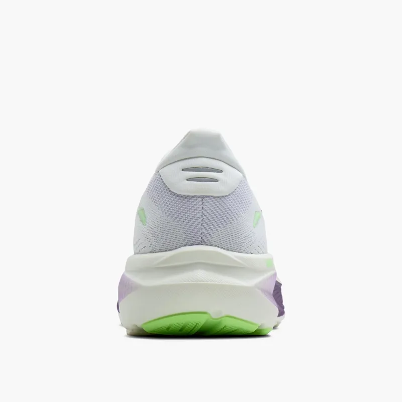 Brooks Women's Ghost 18 Running shoes in White/Purple Hebe/Green-2
