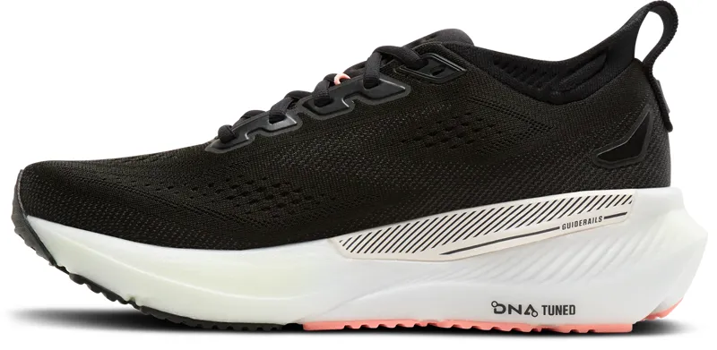 Brooks Women's Glycerin GTS 23 Running Shoes in Black/Peach/Nightlife -1
