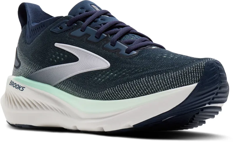 Brooks Women's Glycerin GTS 23 Running Shoes Spellbound/Yucca/Pink-4