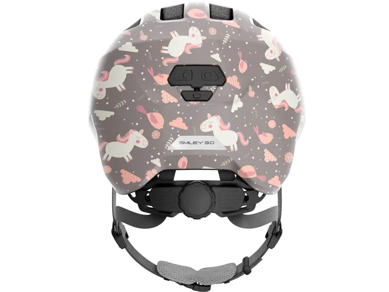 ABUS Smiley 3.0 Kids Cycling Helmet in Grey Horse - 50-55CM-2