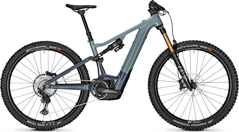 Focus Jam2 6.9 E-MTB Electric Mountain Bike in Blue/Grey