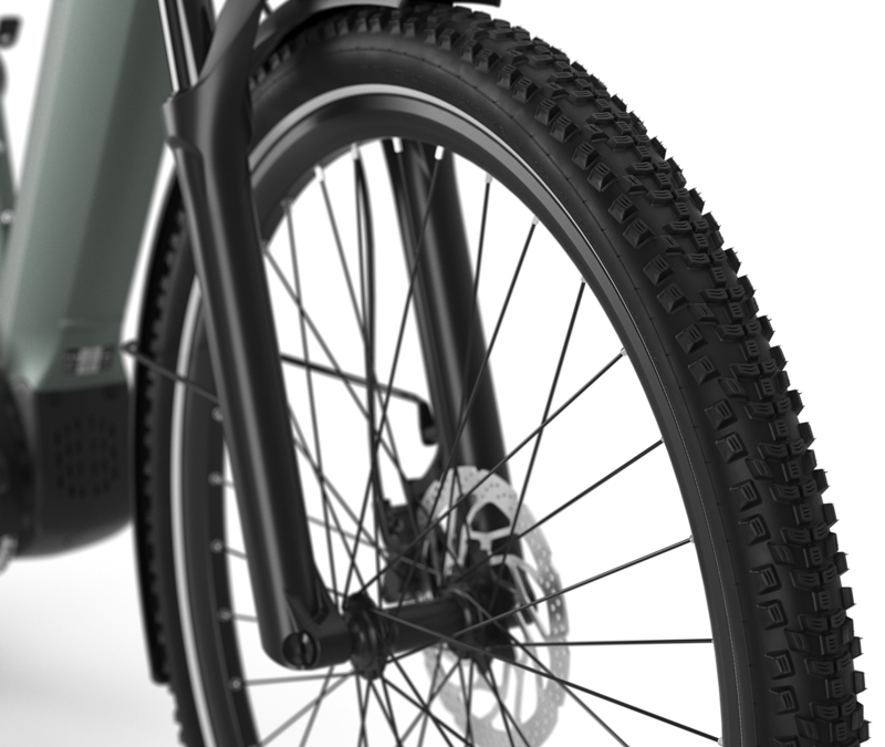 Gazelle Ultimate T11 HMB 2026 540Wh Electric Bike in Twilight Green-4