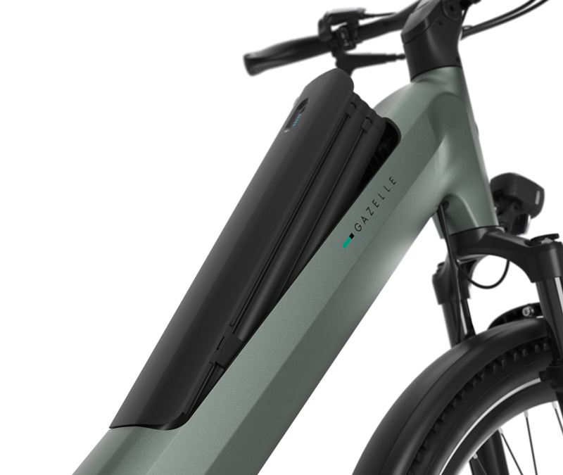 Gazelle Ultimate T11 HMB 2026 540Wh Electric Bike in Twilight Green-6