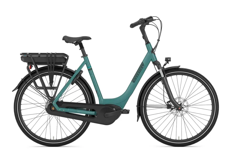 Gazelle Paris C7+  HMB Low - Step 400 Wh eBike in Thyme Green