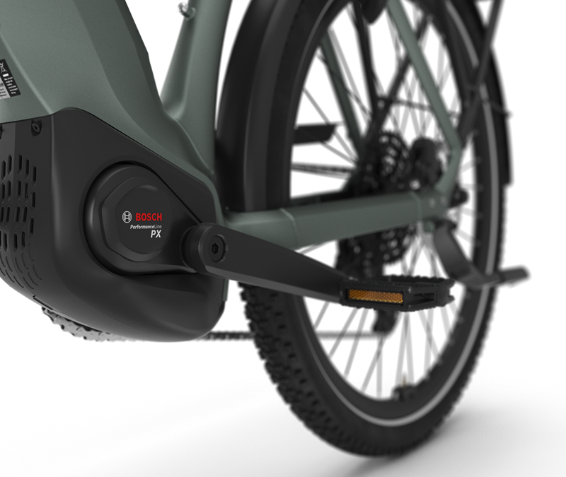 Gazelle Ultimate T11 HMB 2026 540Wh Electric Bike in Twilight Green-2