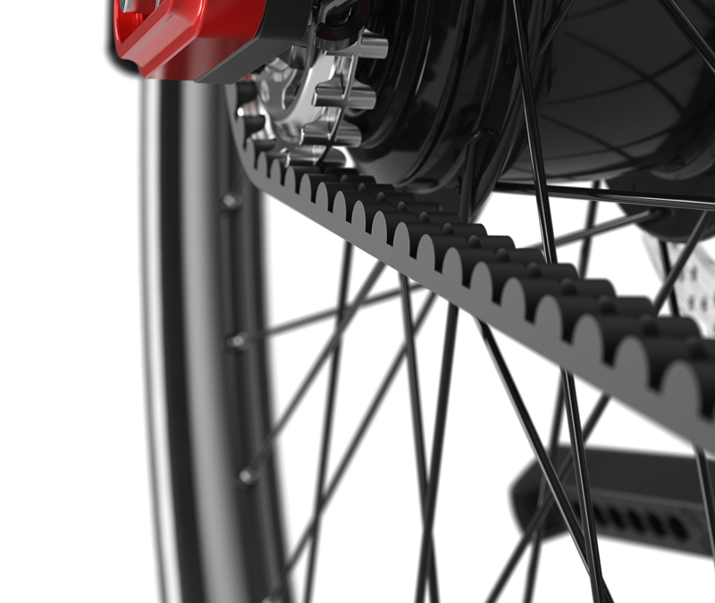 Gazelle Ultimate C8+ HMB Low Step 625 Wh eBike in Red-5