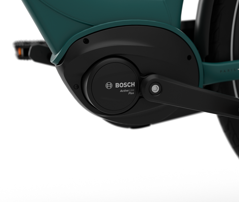 Gazelle Paris C7+  HMB Low - Step 400 Wh eBike in Thyme Green-2