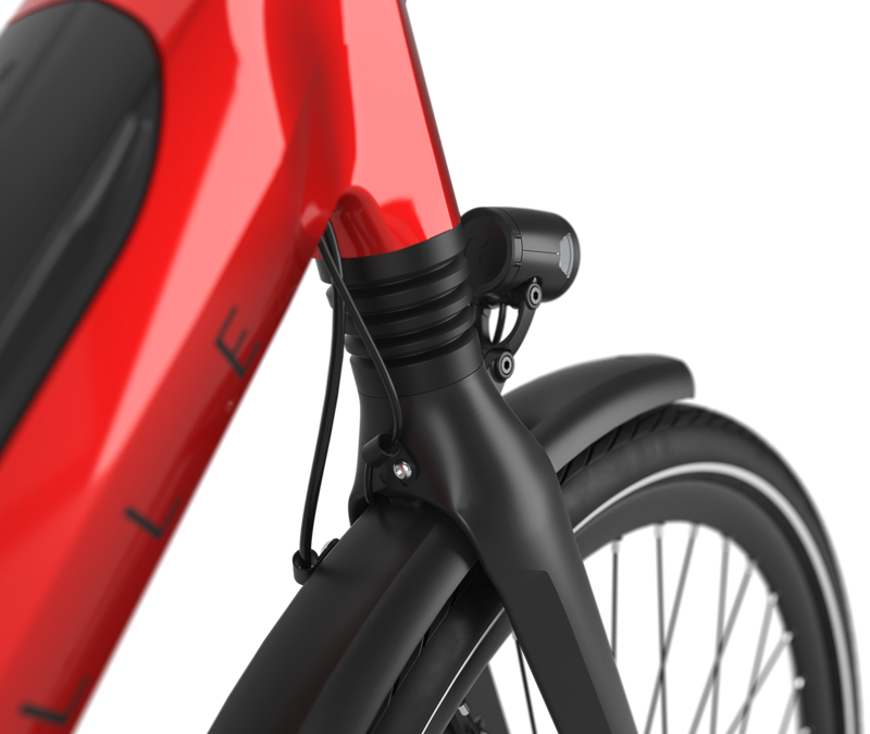 Gazelle Ultimate C8+ HMB Low Step 625 Wh eBike in Red-3