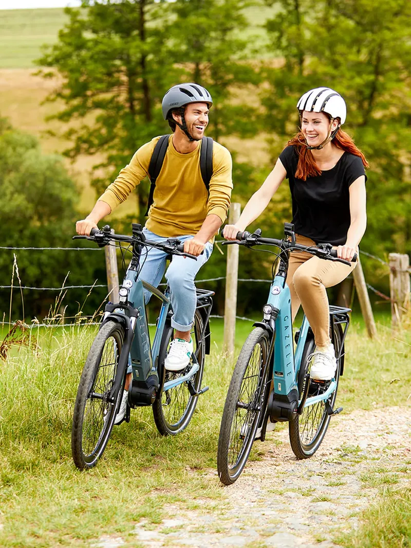 Gazelle Ultimate C380 HMB Low Step 625 Wh eBike in Mallard Blue-1