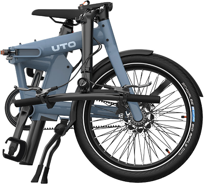UTO Eovolt Afternoon PRO20 Electric Folding Bike in Mineral Blue-2