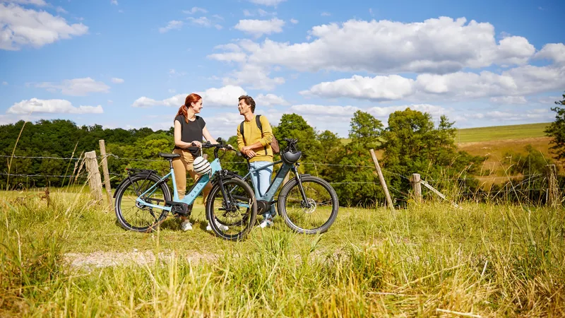 Gazelle Ultimate C5 HMB Low Step 500 Wh eBike in Denim Blue-3