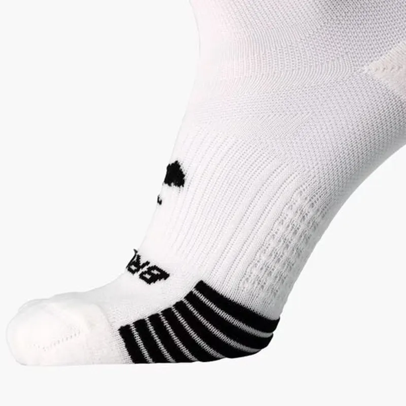Brooks Ghost Lite No Show Running Sock 2 Pack in White-2