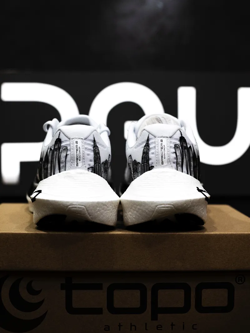 Topo Athletic Men's Ltd Ed Specter 2 Running Shoes in NYC White/Black-1