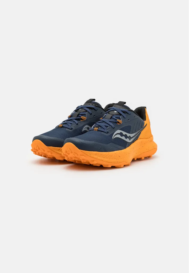 Saucony Men's Blaze TR Trail Shoes in Navy/Peel -5