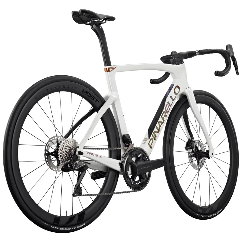 Pinarello F7 Ultegra Di2 Road Bike in Shiny Alabaster White - 53CM-1