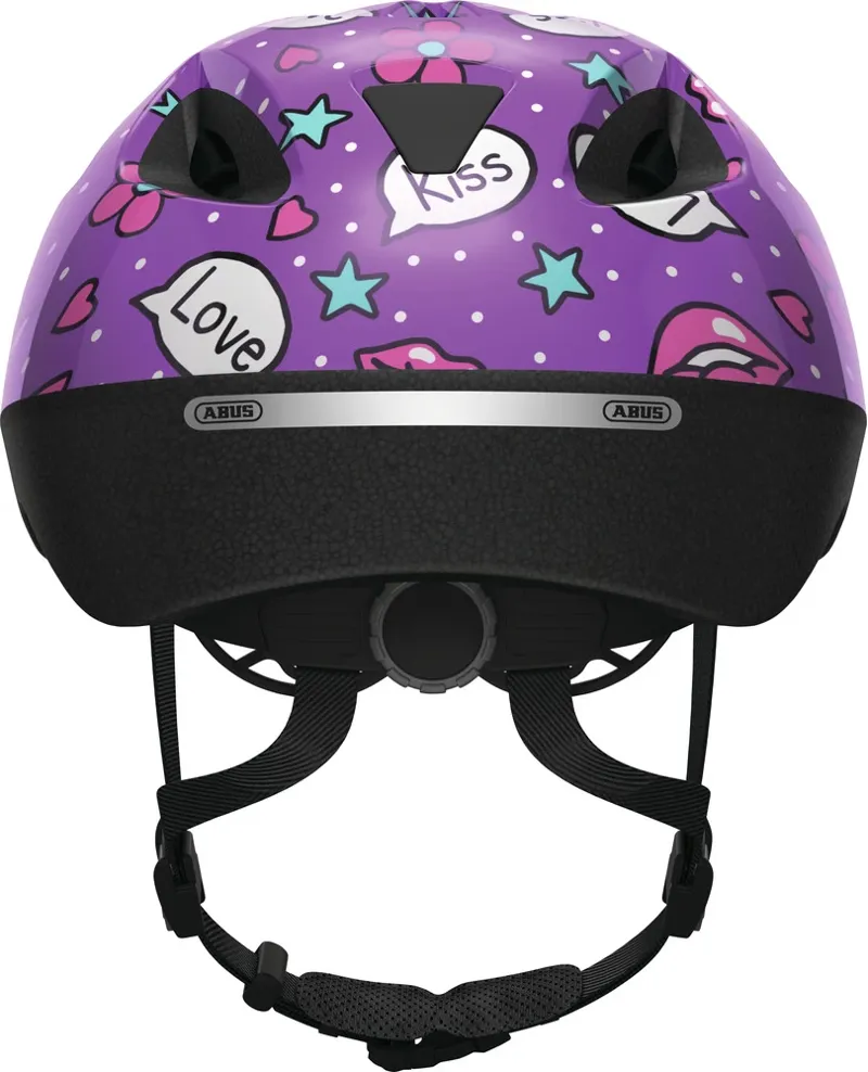 ABUS Smooty 2.0 Kids Cycling Helmet in Purple Kisses M-3