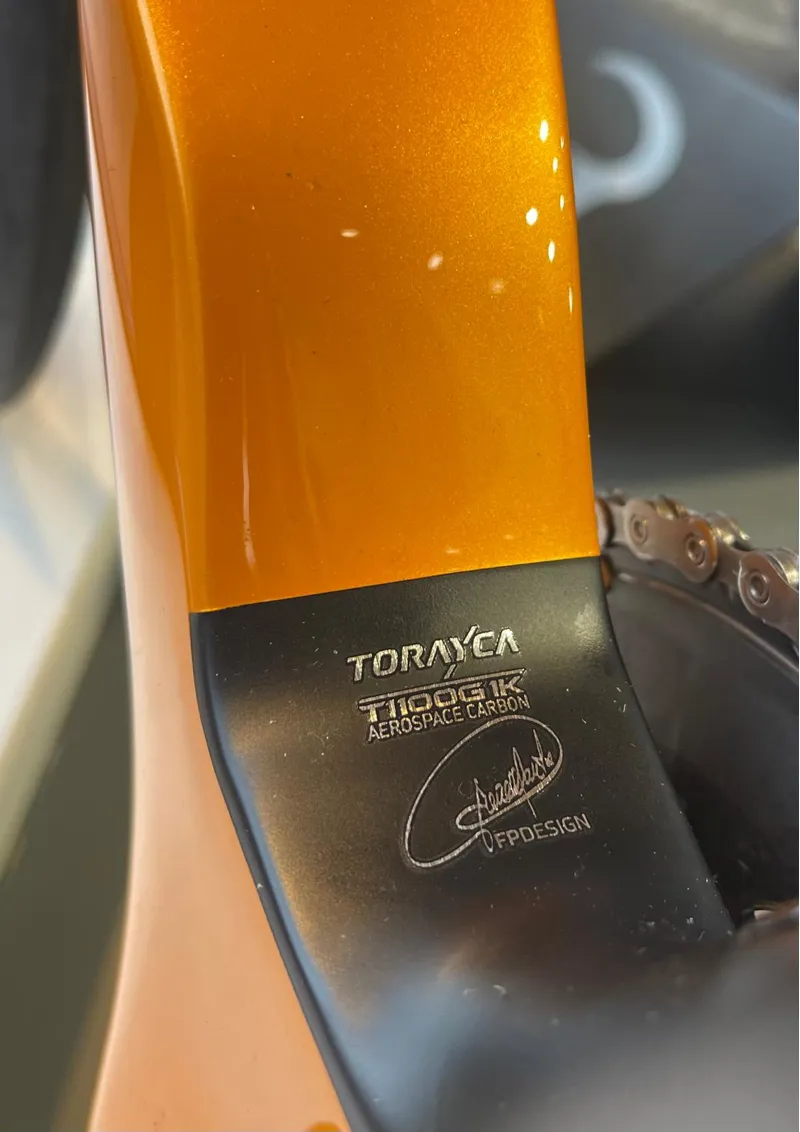 Pinarello Dogma F 56cm Ultegra Custom Build Road Bike - Electro Orange-2